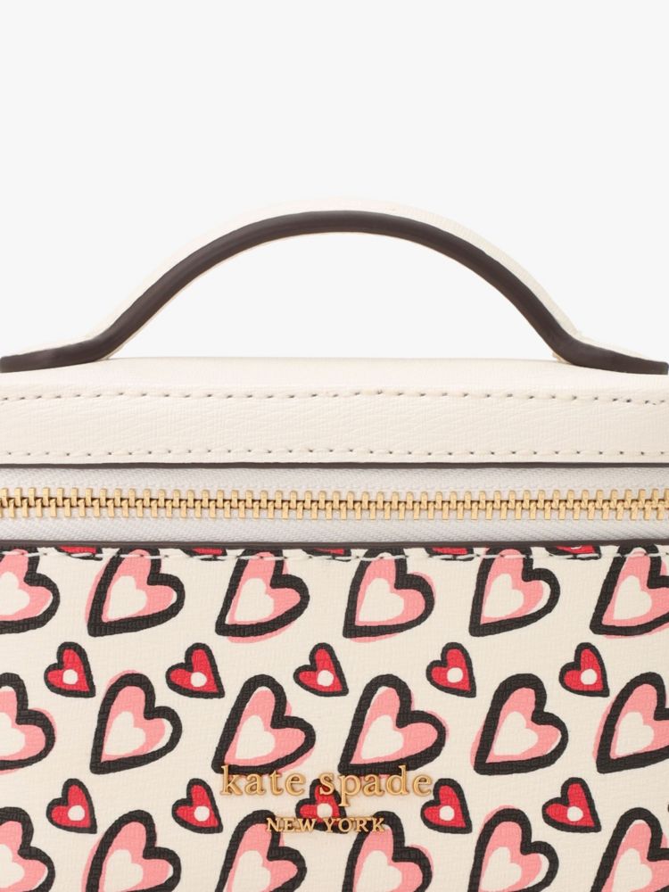 Kate Spade,モーガン ファンシー ハート ジュエリー ケース,財布小物,クリームマルチ