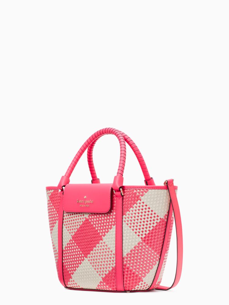 Kate Spade,クルーズ オーバーサイズ ウーブン ギンガム トート,全てのアウトレット,