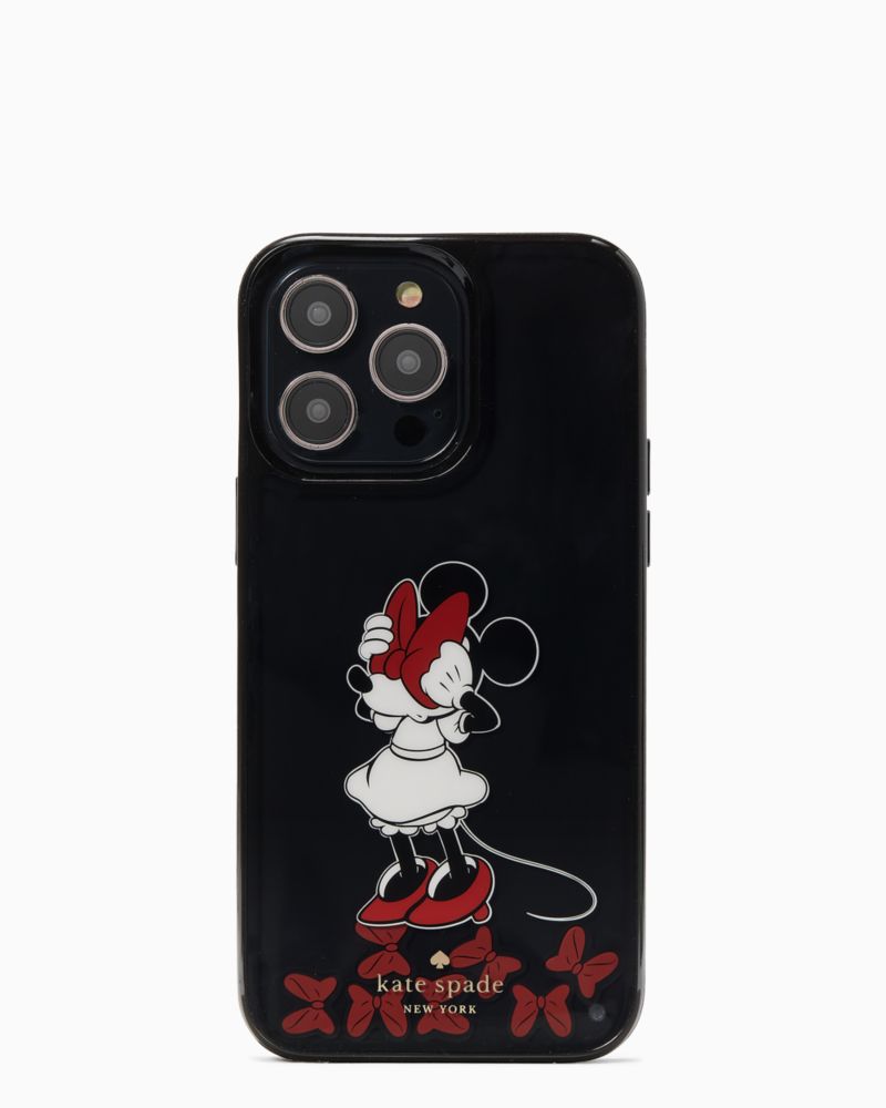 Minnie Mouse Bow Resin I Phone 14 Pro Max Case | Kate Spade Outlet