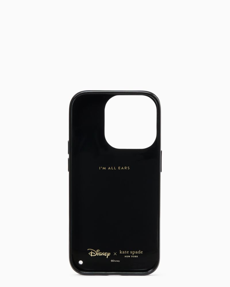 Kate Spade,minnie mouse bow resin iphone 14 pro case,