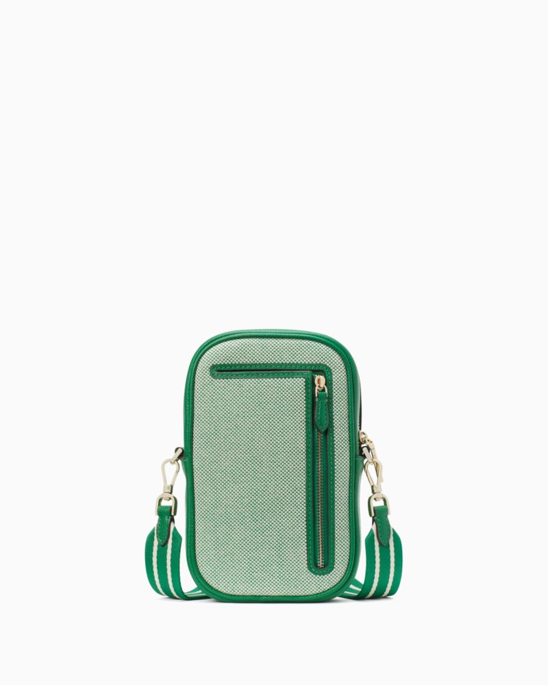 Kate Spade,Rosie Canvas North South Zip Phone Crossbody,