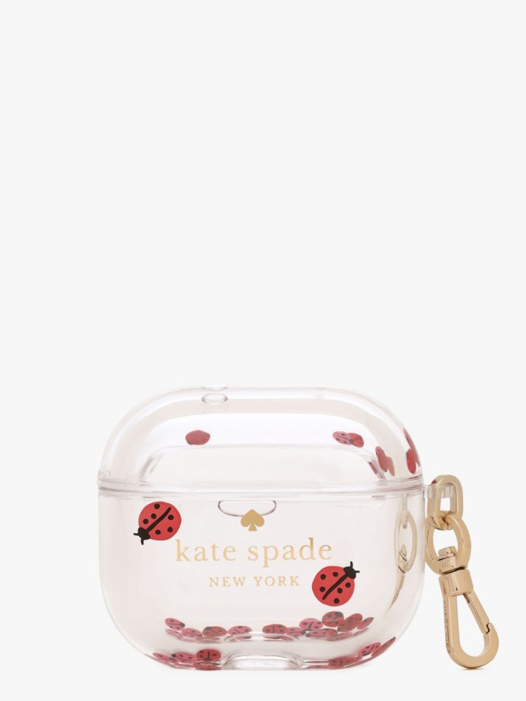 Kate Spade,Dottie Airpod Gen 3 Case,Clear