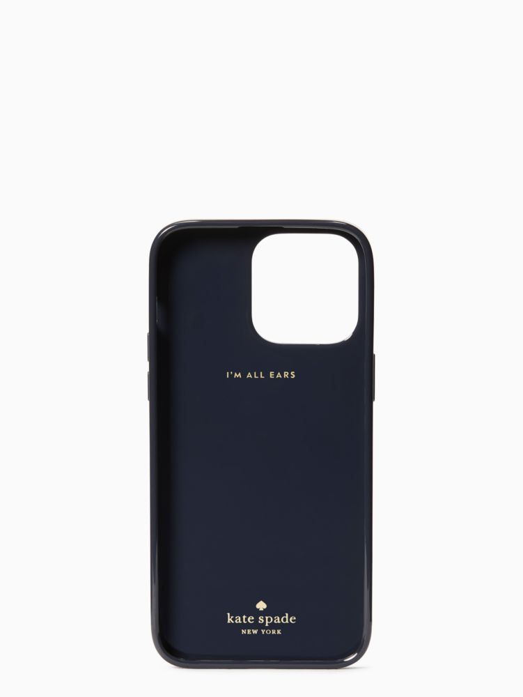 Kate Spade,pansy toss and ring resin iphone 14 pro max case,