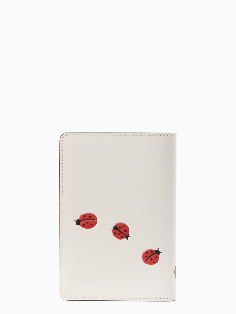 Kate Spade,dottie ladybug passport holder,