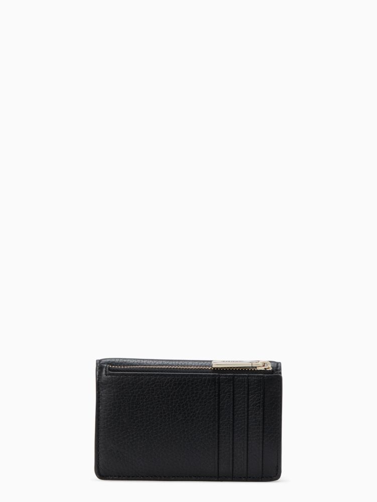 Kate Spade,Dumpling Small Flap Card Holder,Black