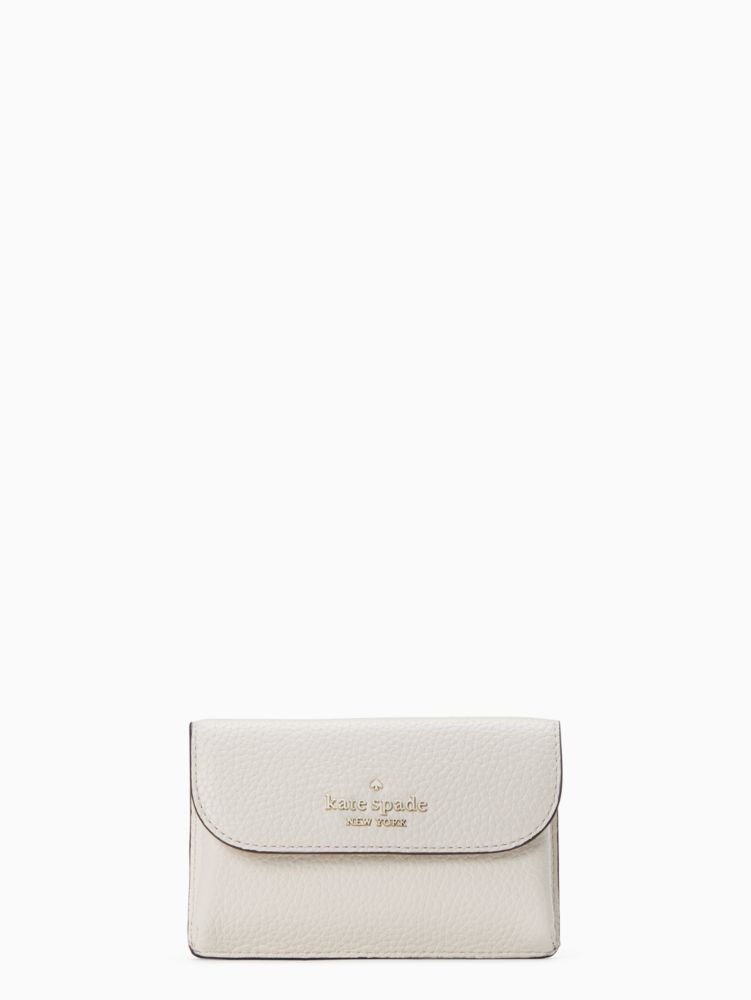 Kate Spade,ダンプリング スモール フラップ カード ホルダー,財布小物,パーチメント