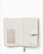 Kate Spade,carey medium compact bifold wallet,Parchment