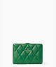 Kate Spade,carey medium compact bifold wallet,Green Bean