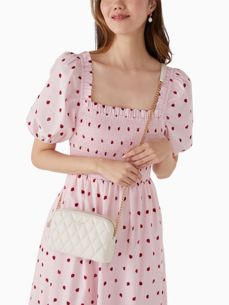 Kate Spade,Carey Mini Camera Bag,Parchment