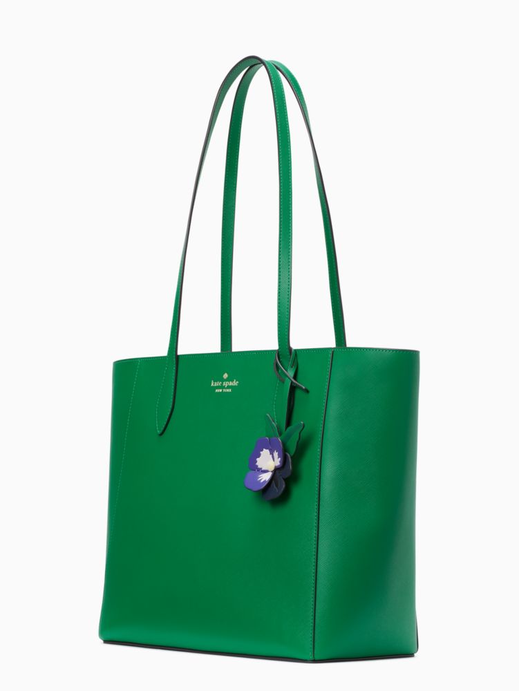 Green kate spade tote sale