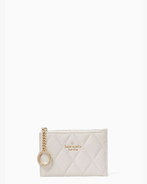 Kate Spade,carey small card holder,Parchment
