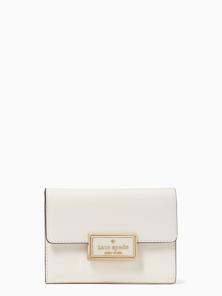 Kate Spade,リーガン ミディアム フラップ ウォレット,財布小物,メレンゲ image number 0