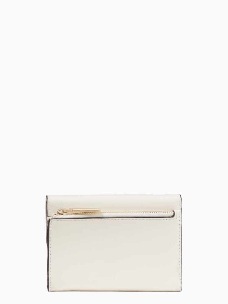 Kate Spade,reegan medium flap wallet,Meringue