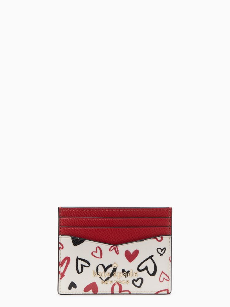 Staci Boxed Small Heart Card Holder | Kate Spade Outlet