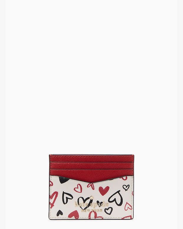 Staci Boxed Small Heart Card Holder | Kate Spade Outlet