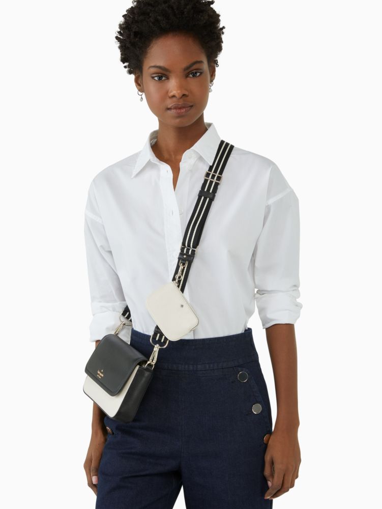 Kate Spade New York Blue Color Block Rosie Denim Flap Crossbody Bag, Best  Price and Reviews