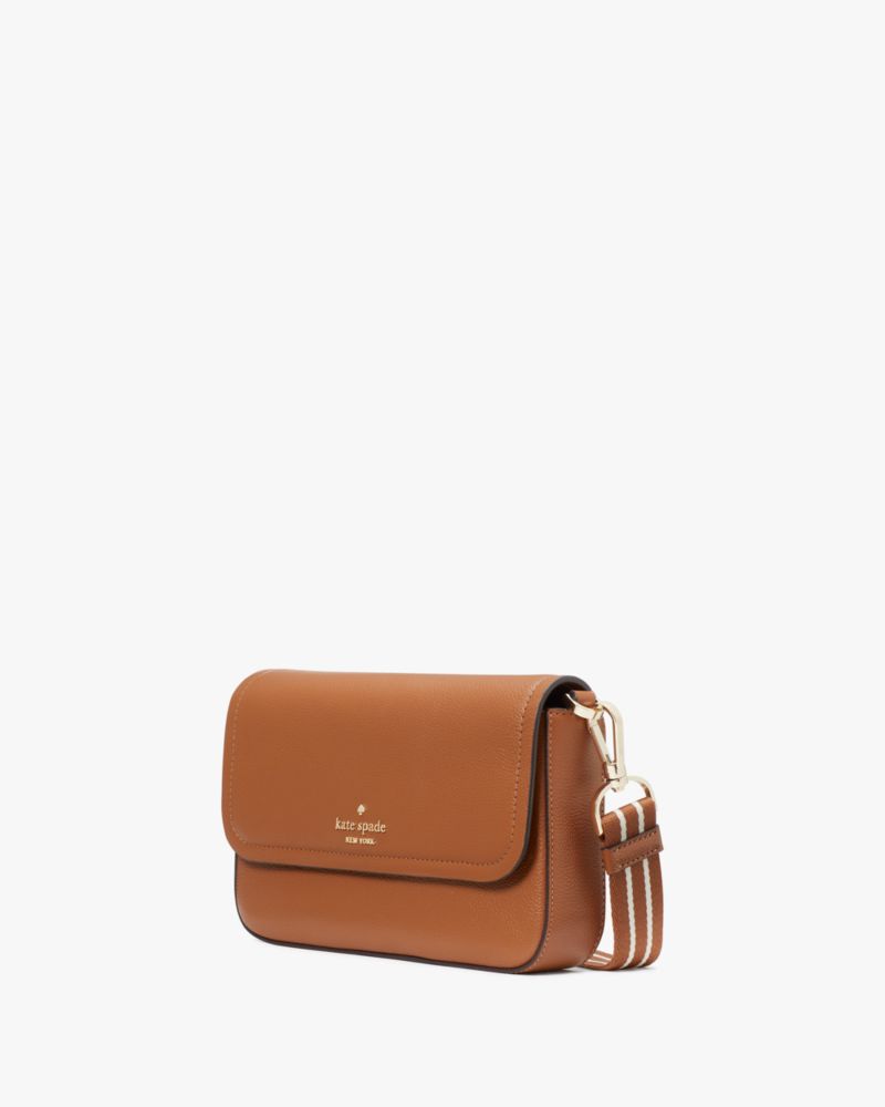 Kate Spade,Rosie Flap Crossbody,Warm Gingerbread