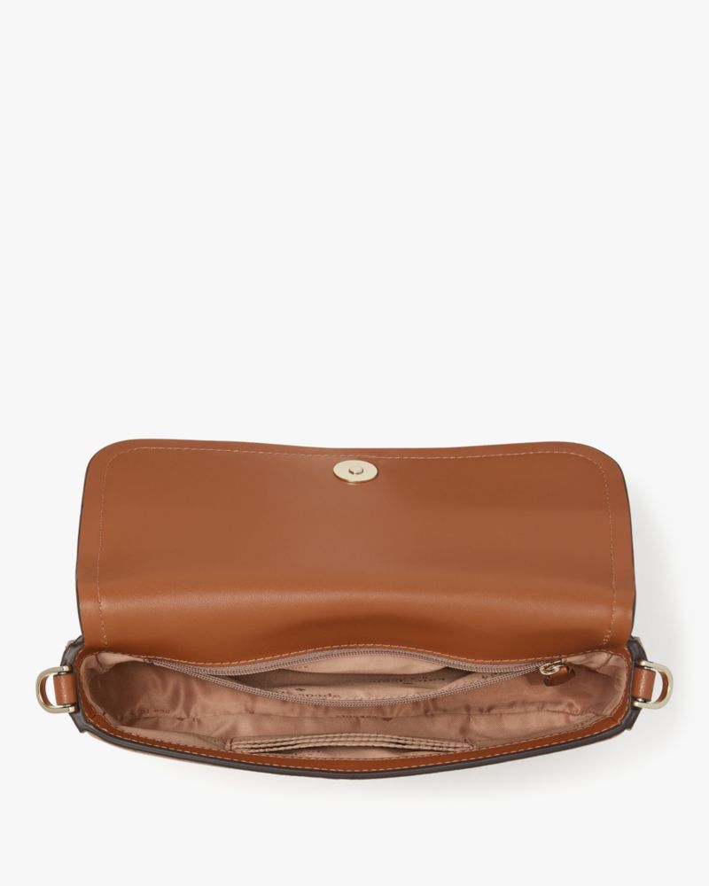 Kate Spade,Rosie Flap Crossbody,Warm Gingerbread