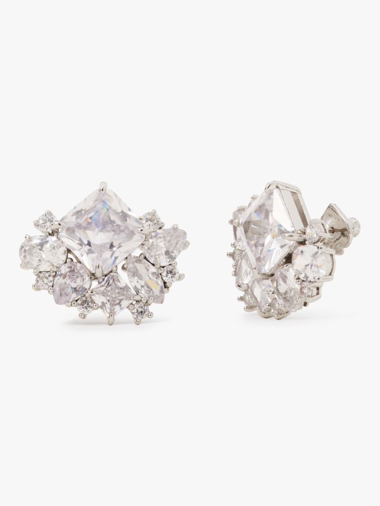 Kate Spade,Candy Shop Statement Studs,Clear