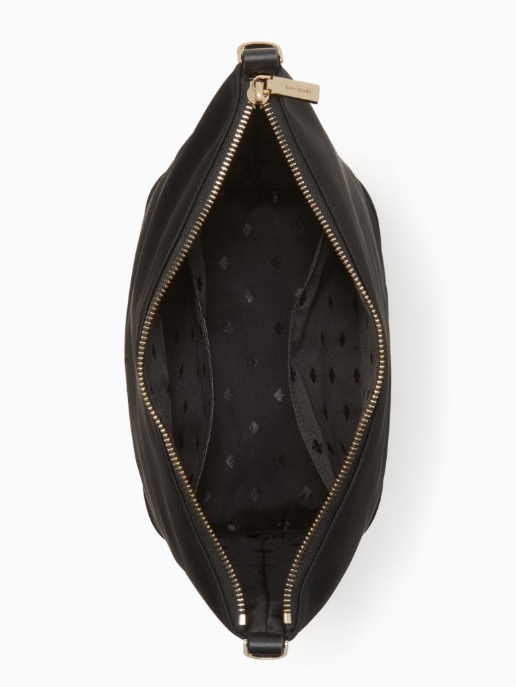 Kate Spade,チェルシー ザ リトル ベター ナイロン ダッフル クロスボディ,バッグ,ブラック