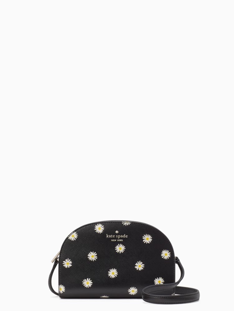 Kate Spade,perry leather dome crossbody,Black Multi