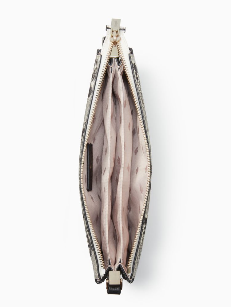 Kate Spade,Leila Mixed Material Triple Gusset Crossbody,