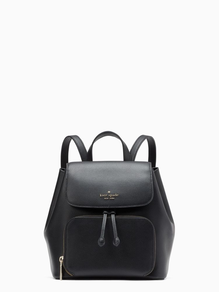 Kate Spade,Kristi Medium Flap Backpack,Black