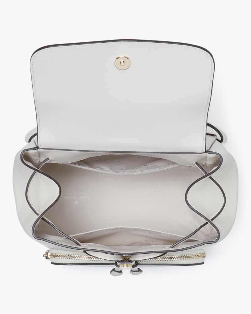 未使用 kate spade レザーリュック(白) Kristi Kristi Medium Flap Backpack | Kate Spade Outlet