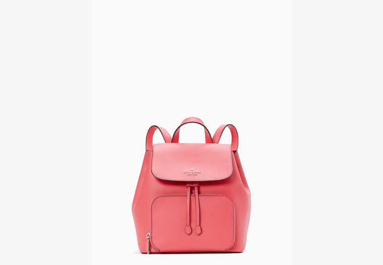 Kate Spade,Kristi Medium Flap Backpack,Pink Peppercorn image number 0