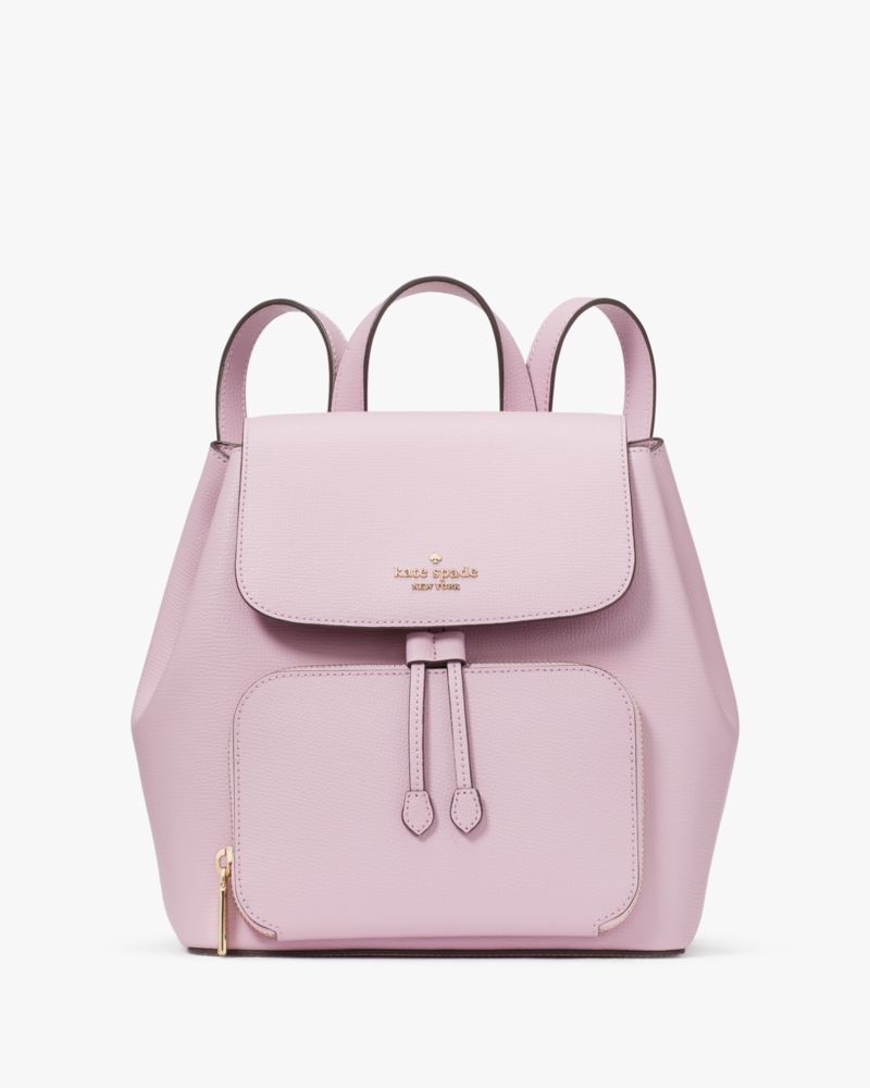 Kate Spade,Kristi Medium Flap Backpack,Quartz Pink