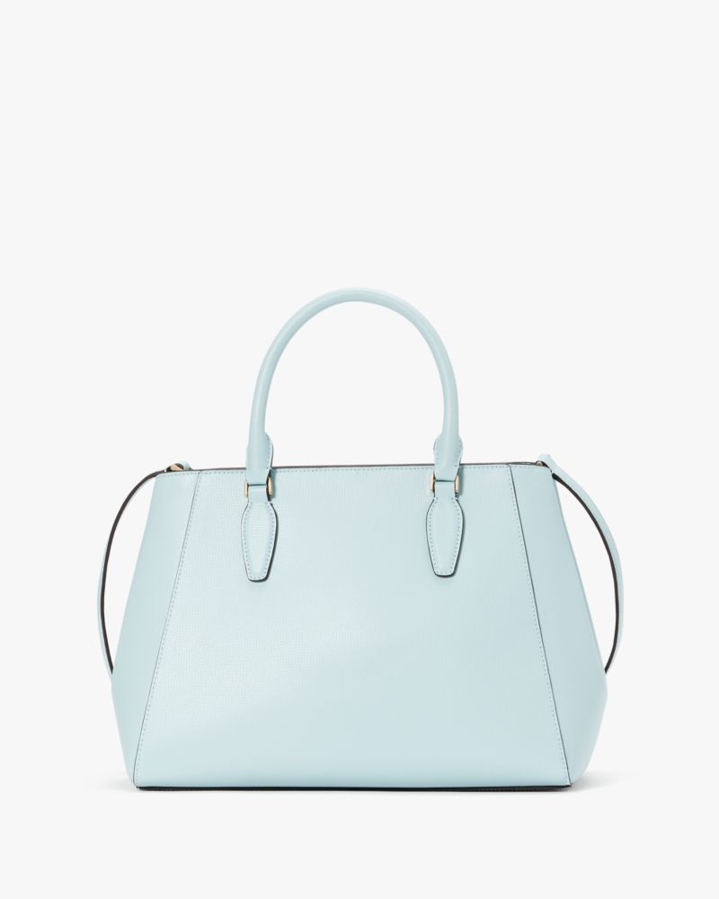 Kate Spade,Kristi Satchel,Leather,Satchel,Logo,Metal,Lined,Work,