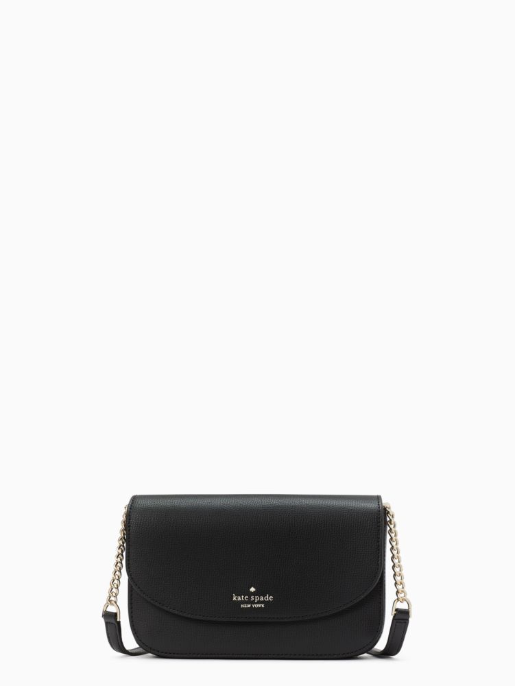 Kate Spade,kristi chain flap crossbody,Black