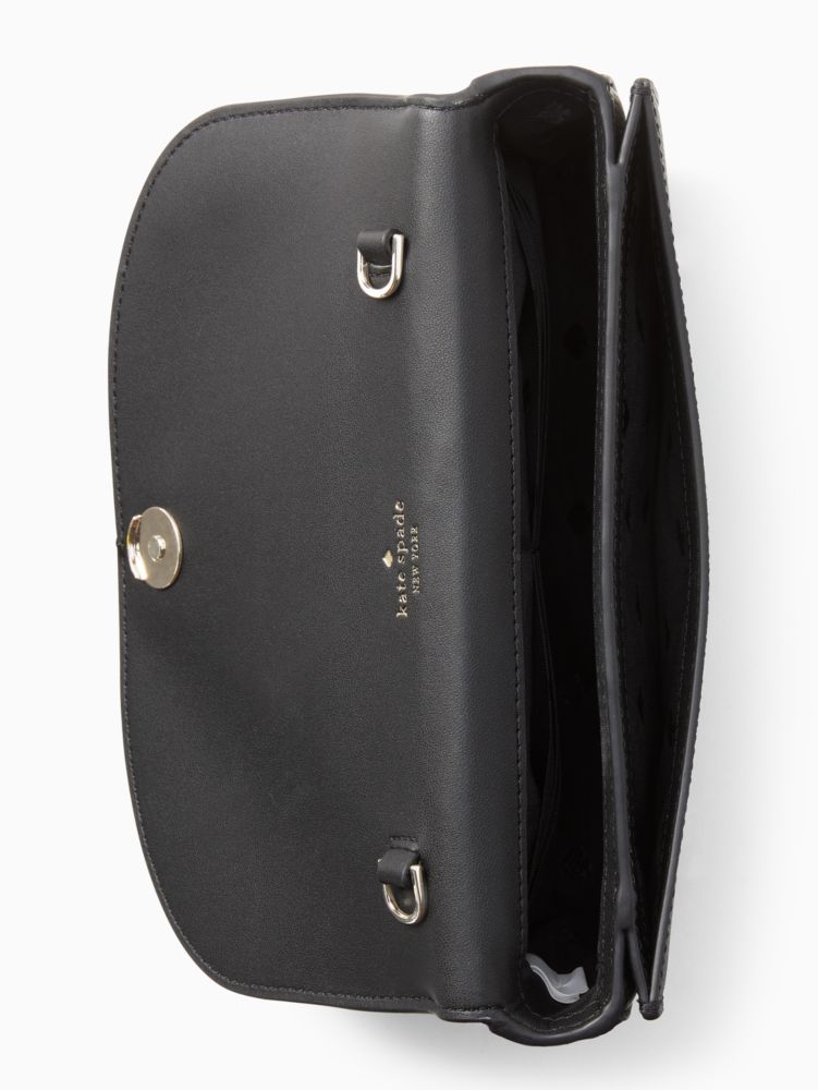 Kate Spade,kristi chain flap crossbody,Black