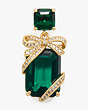 Kate Spade,Pavé Present Drop Earrings,Emerald