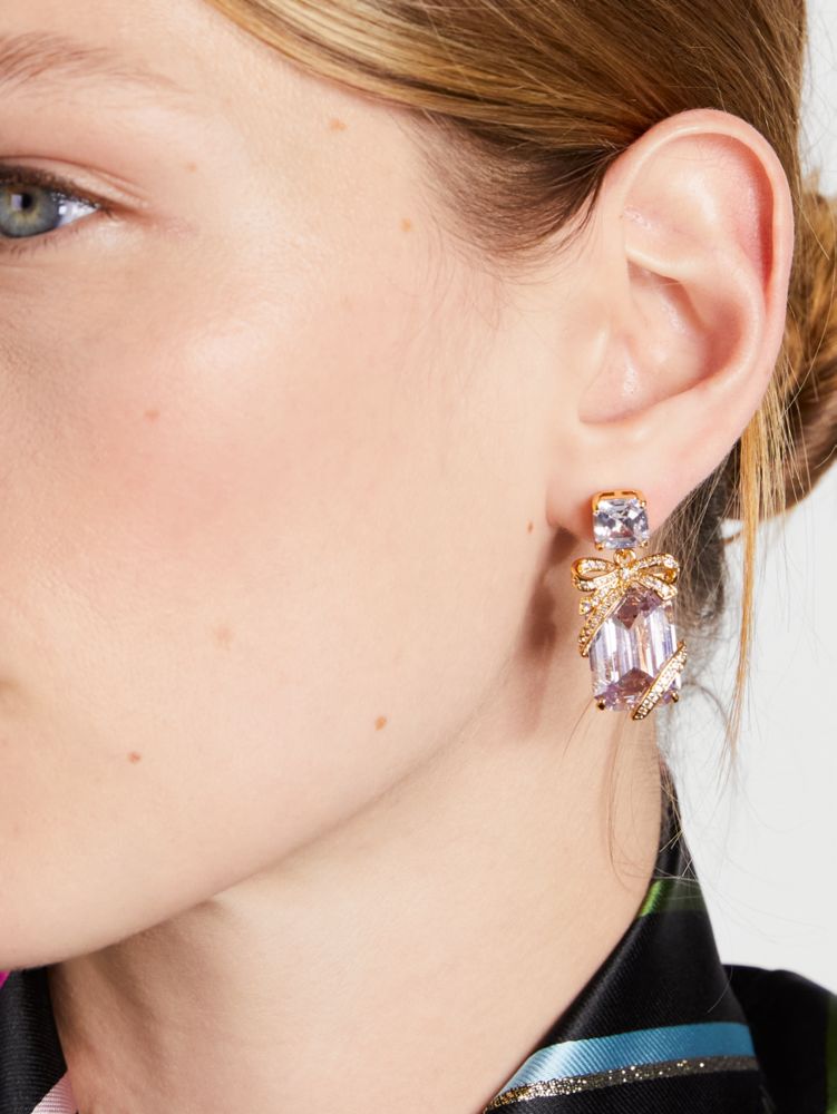 Pav Present Drop Earrings