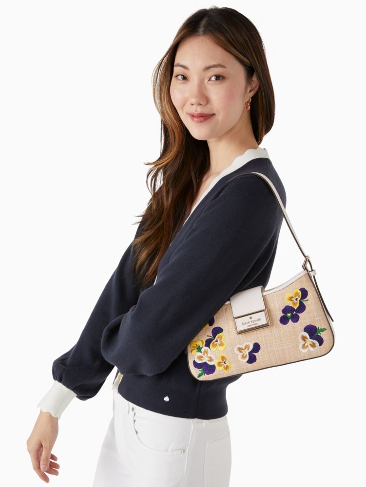 Reegan Pansy Toss Small Shoulder Bag, Kate Spade Outlet in 2023