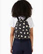 Kate Spade,chelsea nylon medium backpack,Black Multi