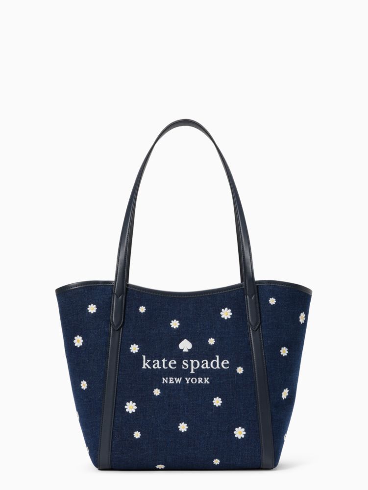 kate speade ケイトスペード　デニムバッグ　ハンドバッグカラーブルー