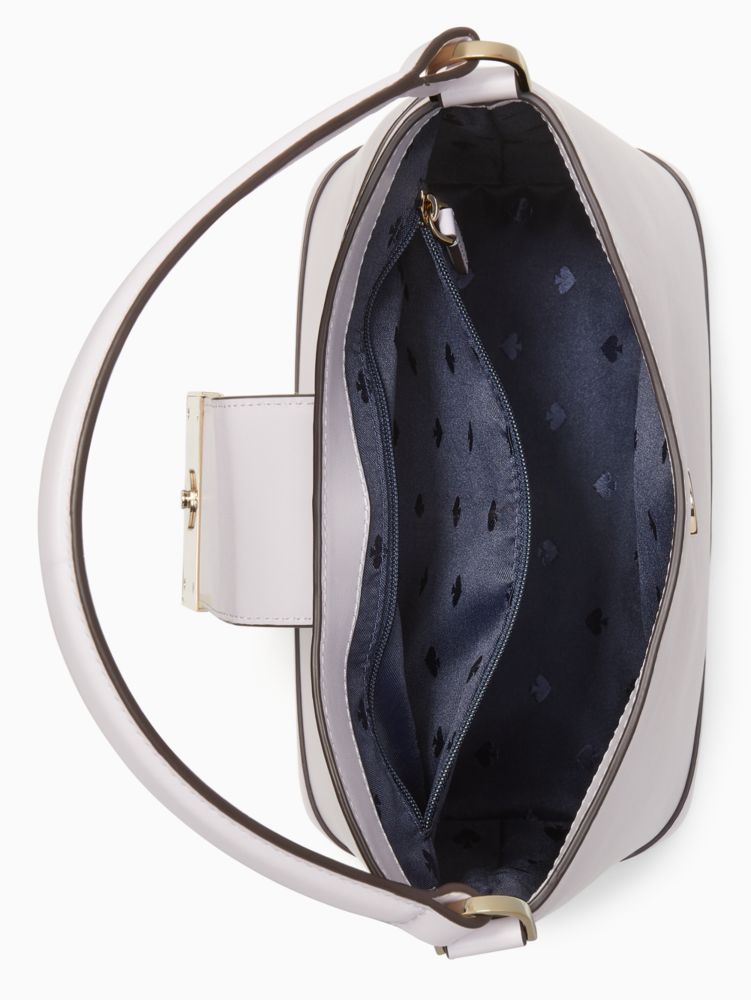 Kate Spade,Reegan Bucket Bag,Leather,Bucket,Logo,Metal,Lined,Gold Metal,Casual,