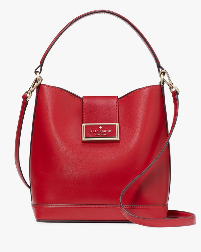 Kate Spade,reegan bucket bag,Candied Cherry