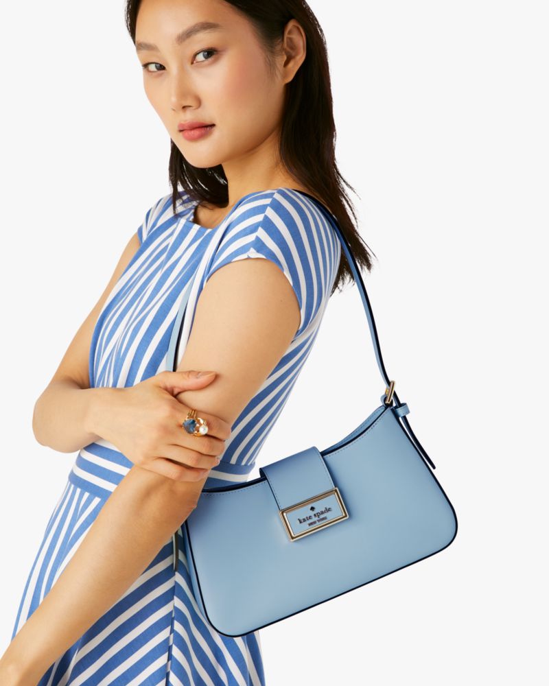 Kate Spade,reegan small shoulder bag,Polished Blue