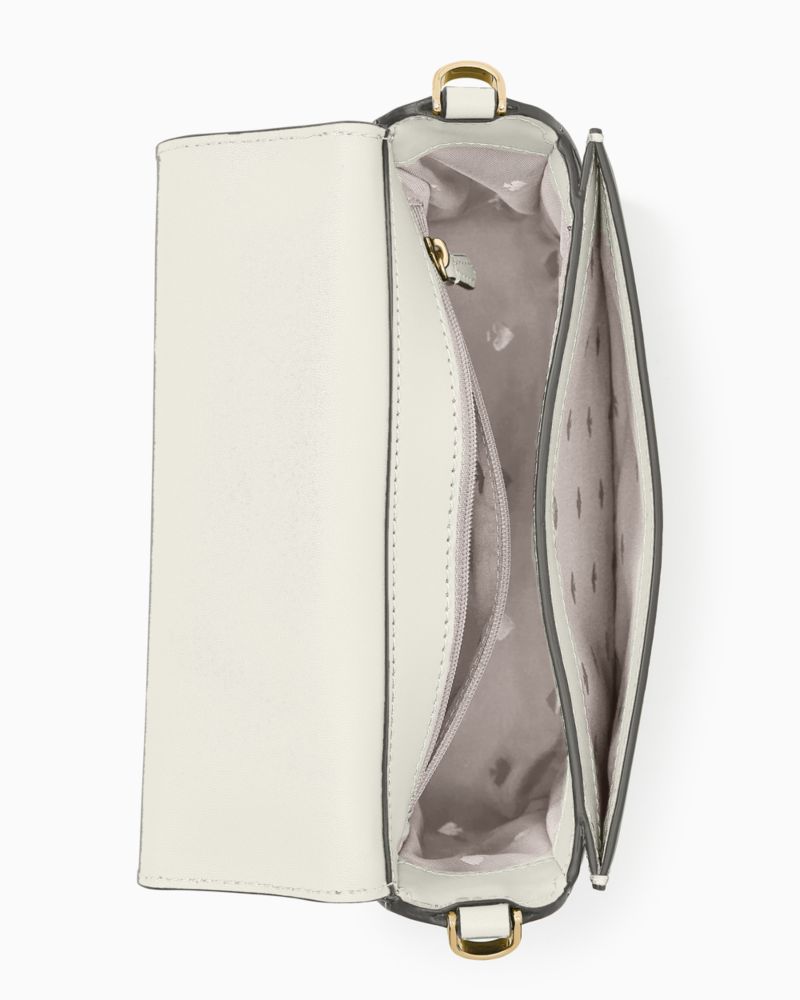 Kate Spade,Reegan Top Handle Crossbody,Leather,Crossbody,Metal,Logo,Lined,Gold Metal,Day Party,