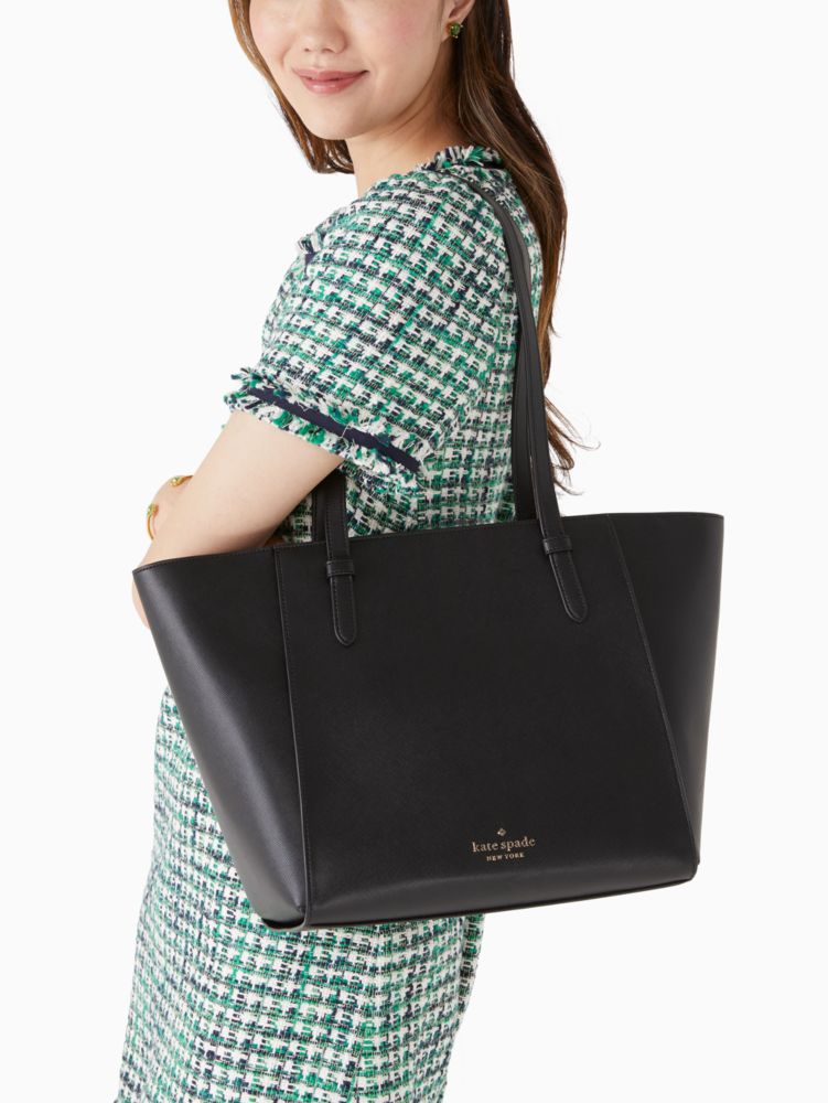 Kate Spade,becca tote,Black