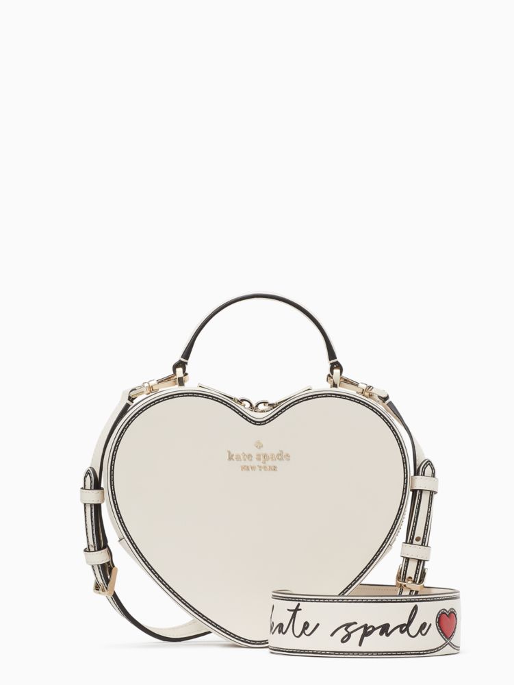 Loved So Dearly Heart-Shaped Crossbody Bag