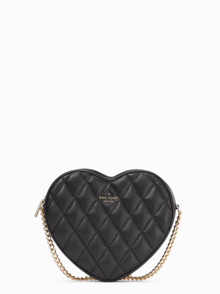 Love Shack Quilted Heart Crossbody Purse