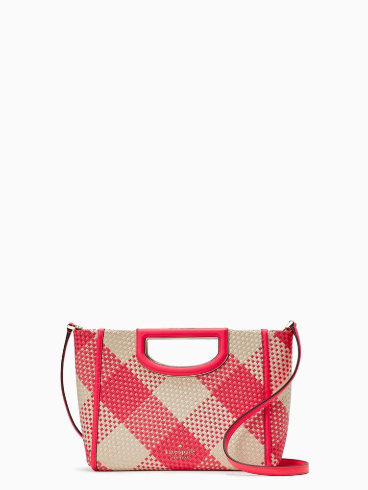 Kate Spade alexia gingham crossbody clutch