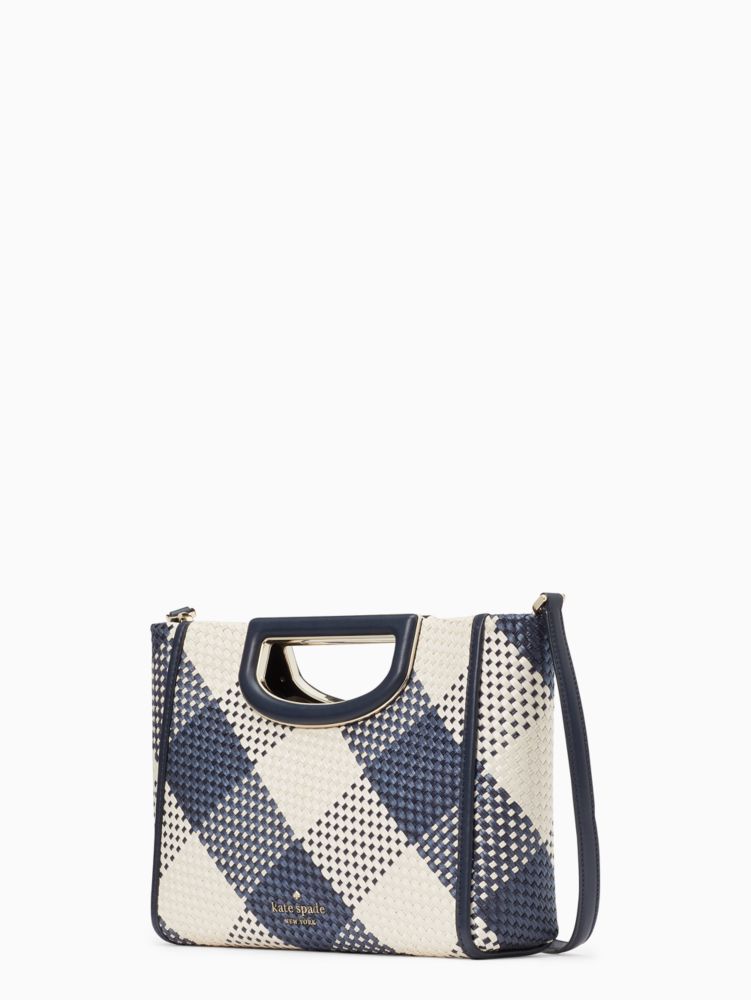 Kate Spade,Alexia Gingham Crossbody Clutch,