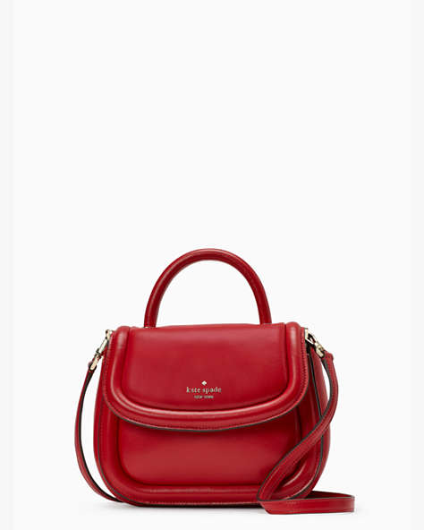 Kate Spade,puffy top handle crossbody,Candied Cherry