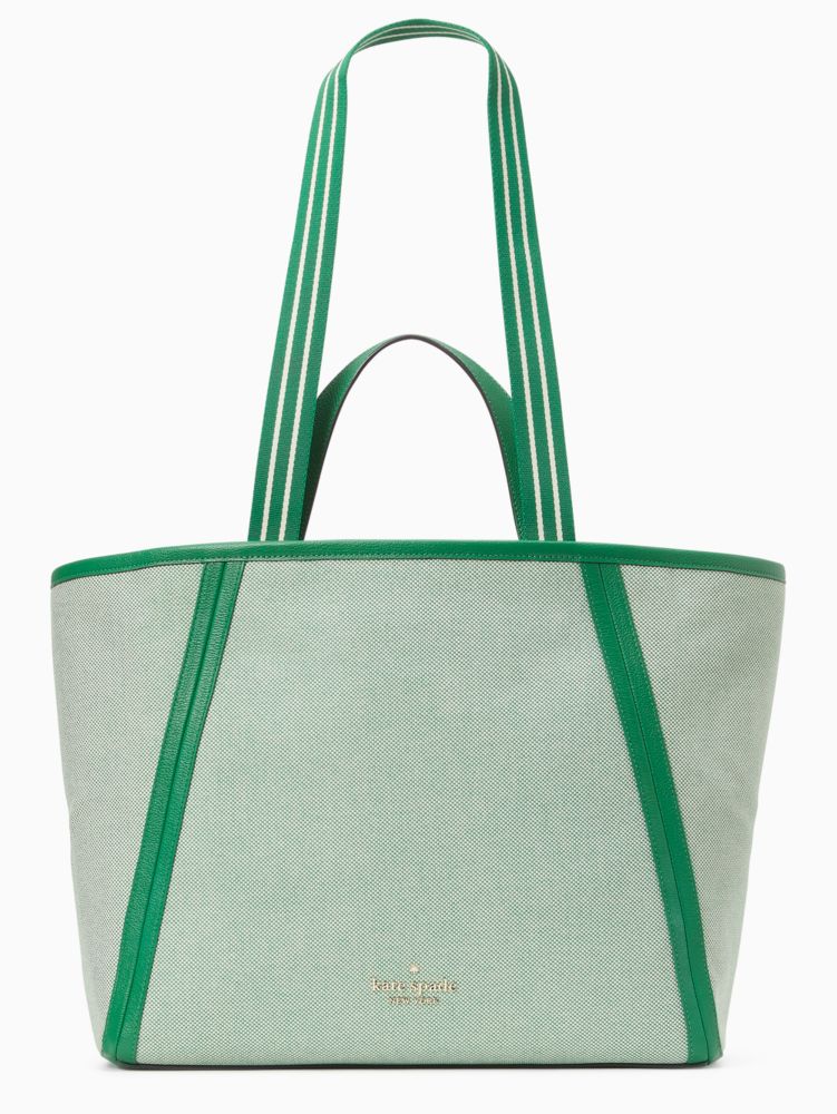 Kate Spade,rosie large tote,Green Bean Multi