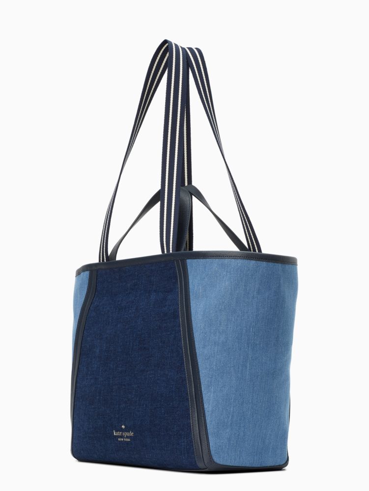 Kate spade denim tote sale